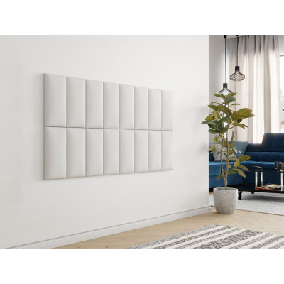 Čalúnený panel 40x20 PAG - biela ekokoža