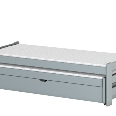 Detská rozkladacia posteľ EVONA - 80x200, šedá
