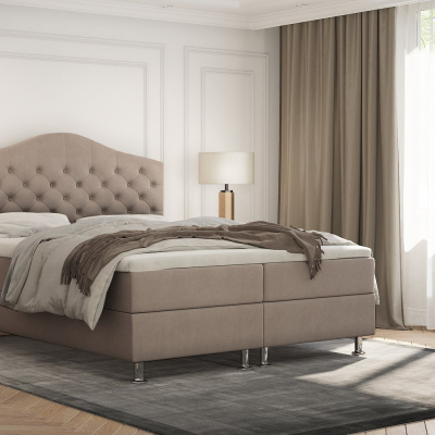 Elegantná posteľ LADY - 160x200, béžová