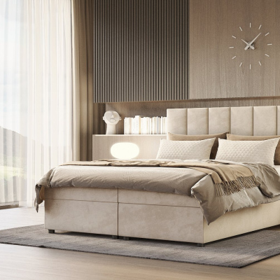 Hotelová posteľ DELTA 1 - 180x200, béžová