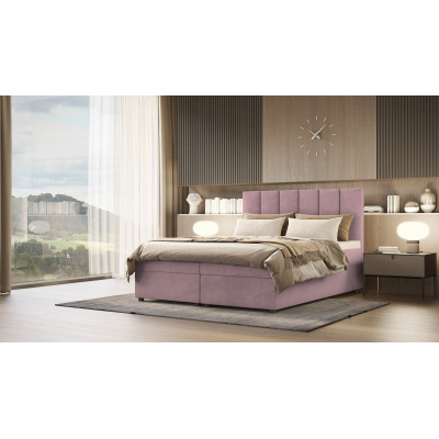 Hotelová posteľ DELTA - 160x200, ružová