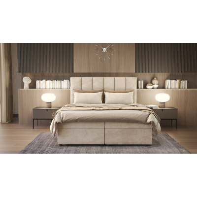 Hotelová posteľ DELTA 1 - 160x200, béžová