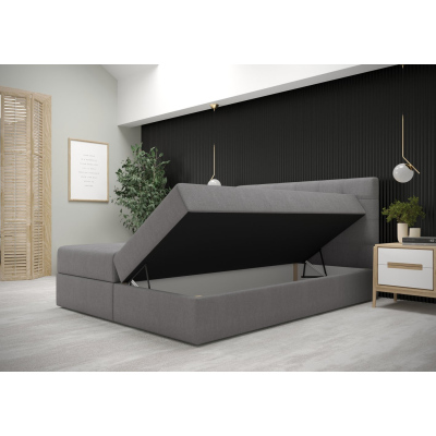 Moderná posteľ s úložným priestorom 160x200 STIG 5 - antracit