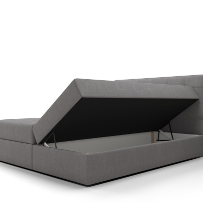 Moderná posteľ s úložným priestorom 160x200 STIG 5 - béžová