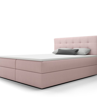 Moderná posteľ s úložným priestorom 140x200 STIG 5 - ružová