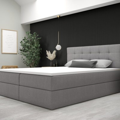 Moderná posteľ s úložným priestorom 140x200 STIG 5 - šedá