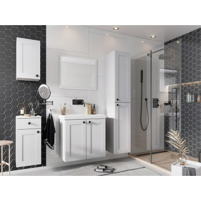 Kúpeľňový nábytok s umývadlom SYKE 1 - biely + batéria Platino ZDARMA