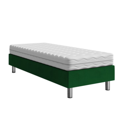 Čalúnená jednolôžková posteľ 120x200 NECHLIN 2 - zelená