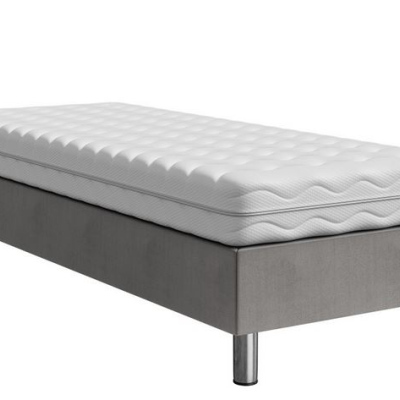 Čalúnená jednolôžková posteľ 80x200 NECHLIN 2 - šedá