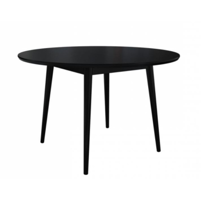 Okrúhly kuchynský stôl OLMIO - čierny