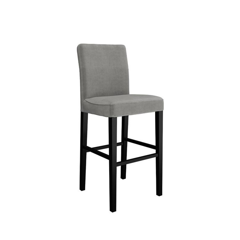Barová stolička SAYDA - čierna / šedá