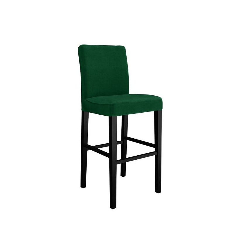 Barová stolička SAYDA - čierna / zelená