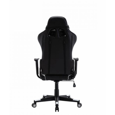 Herná stolička UNNA 4 - čierna / biela