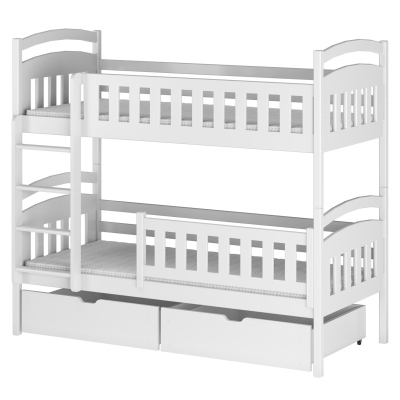 Detská posteľ so zásuvkami BIBI - 80x160, biela