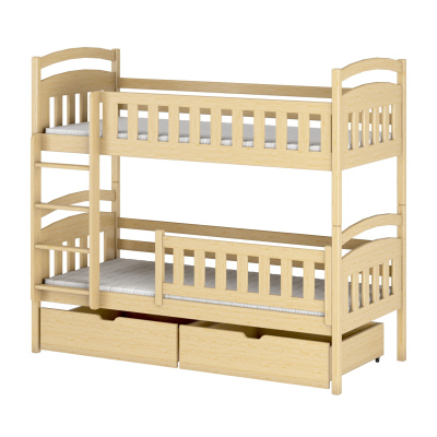 Detská posteľ so zásuvkami BIBI - 80x200, borovica