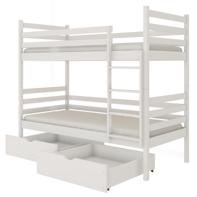 Detská posteľ so šuplíkmi GABRIELA - 80x160, biela