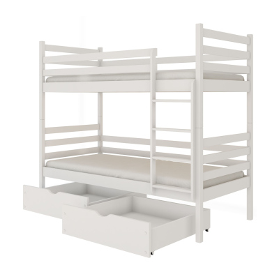 Detská posteľ so šuplíkmi GABRIELA - 80x200, biela
