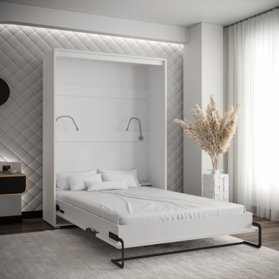 Praktická výklopná posteľ HAZEL 140 - biela / old style