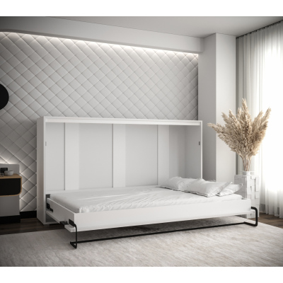 Horizontálna výklopná posteľ HAZEL 120 - biela / old style
