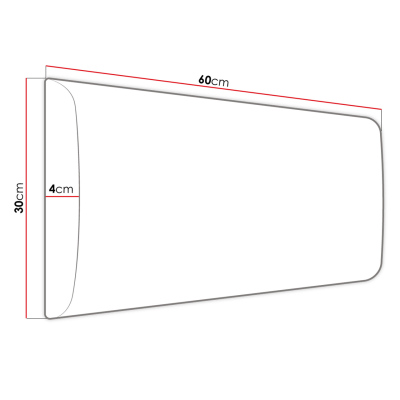 Čalúnená jednolôžková posteľ 90x200 NECHLIN 2 - biela eko koža + panely 60x30 cm ZDARMA