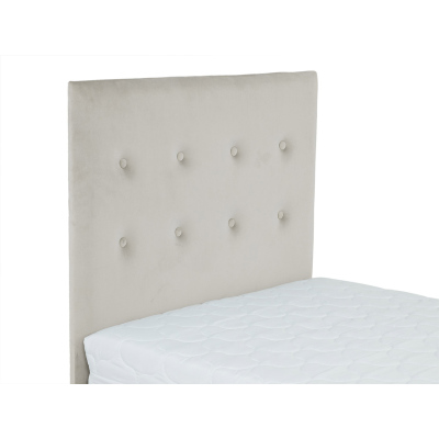 Čalúnená jednolôžková posteľ 120x200 NECHLIN 2 - modrá + panely 60x30 cm ZDARMA