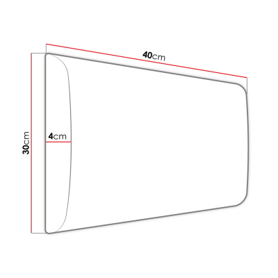 Čalúnená jednolôžková posteľ 90x200 NECHLIN 2 - biela eko koža + panely 40x30 cm ZDARMA