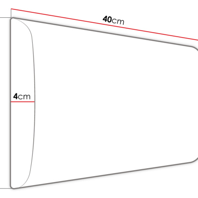 Čalúnená jednolôžková posteľ 80x200 NECHLIN 2 - biela eko koža + panely 40x30 cm ZDARMA