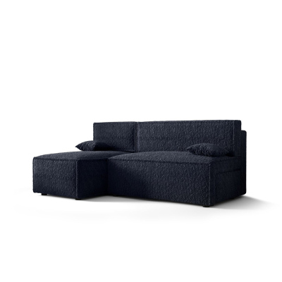 Pohodlná sedačka s úložným priestorom RADANA - tmavo modrá