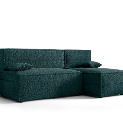 Pohodlná sedačka s úložným priestorom RADANA - tmavo zelená