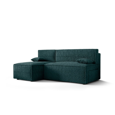 Pohodlná sedačka s úložným priestorom RADANA - tmavo zelená