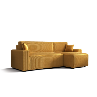 Pohodlná rozkladacia sedačka RADANA - žltá