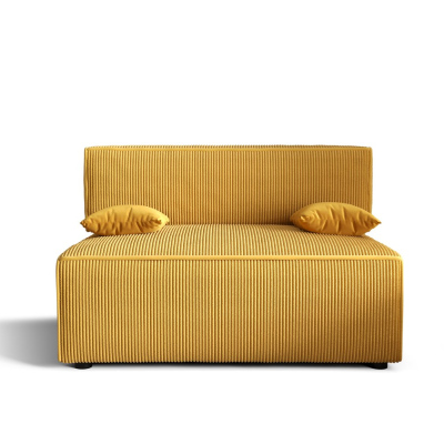 Pohodlná pohovka s úložným priestorom RADANA - žltá