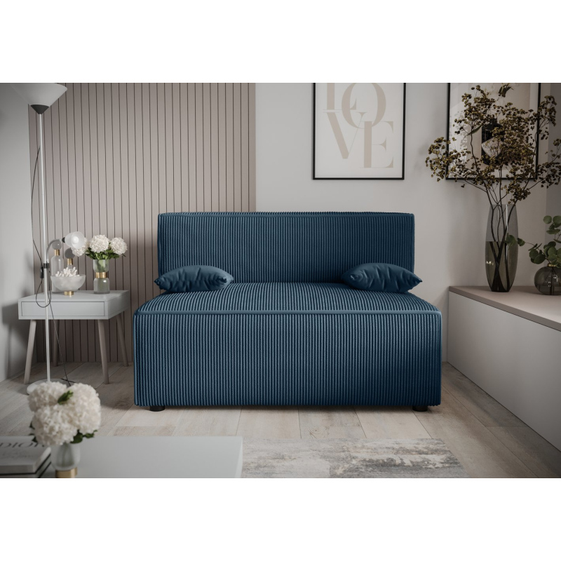 Pohodlná pohovka s úložným priestorom RADANA - modrá