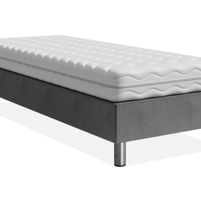 Čalúnená jednolôžko 120x200 NECHLIN 4 - šedé