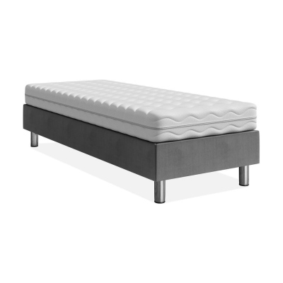 Čalúnená jednolôžko 120x200 NECHLIN 4 - šedé