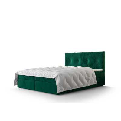 Hotelová posteľ LILIEN - 160x200, zelená