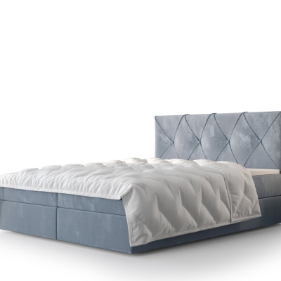 Hotelová posteľ LILIEN - 160x200, modrá