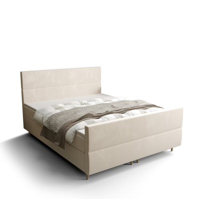 Kontinentálna manželská posteľ ANGELES PLUS - 140x200, béžová