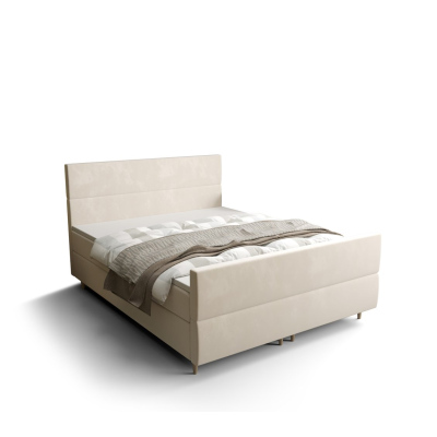Kontinentálna manželská posteľ ANGELES PLUS - 140x200, béžová