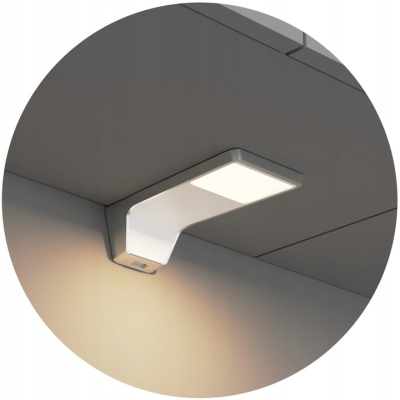 Set piatich LED bodových osvetlení ZARET - strieborný
