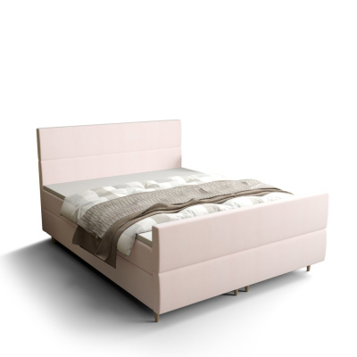 Kontinentálna manželská posteľ ANGELES PLUS - 180x200, ružová