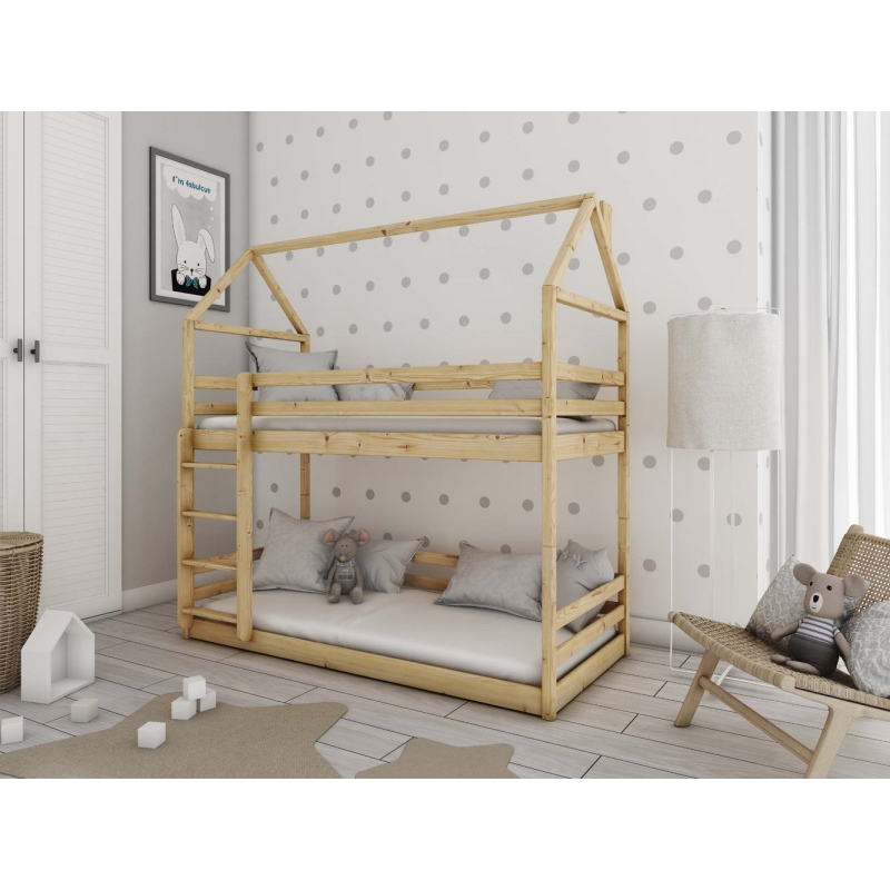 Domčeková posteľ DAFINA - 80x200, borovica