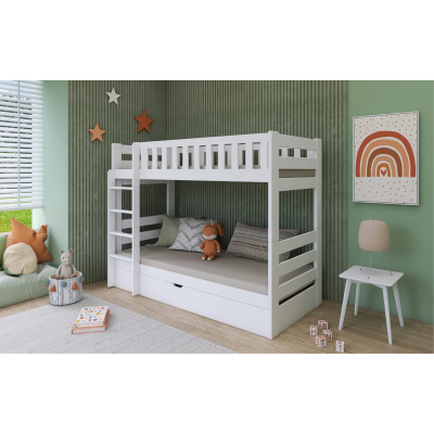 Detská poschodová posteľ ALLA - 90x190, borovica