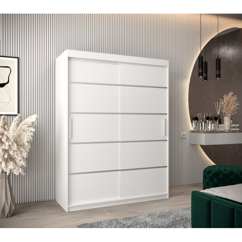 Šatníková skriňa ENNI - šírka 150 cm, biela