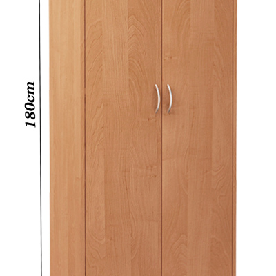 Policová skriňa LUCETTE - šírka 74 cm, jelša