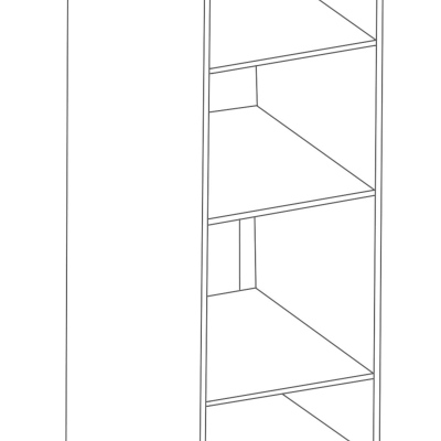 Skriňa na vstavané spotrebiče ADARA - šírka 60 cm, krémová / dub artisan