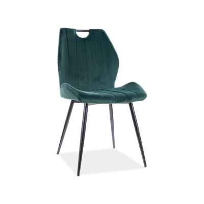 Čalúnená stolička ANIKA - zelená