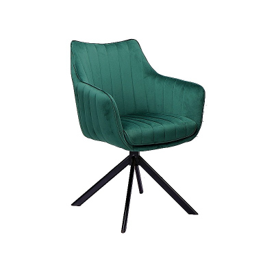Otočná stolička OTO 1 - zelená / čierna