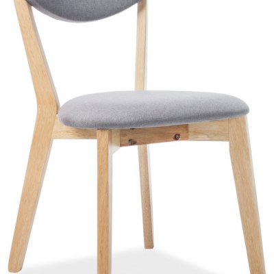 Jedálenská stolička PAVOL - dub / šedá