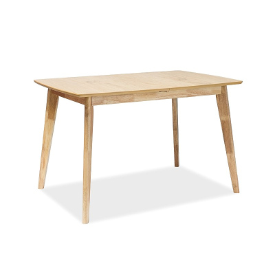 Rozkladací jedálenský stôl PAVOL - 120x80 cm, dub